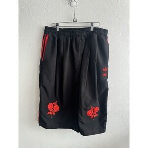 willy chavarria x adidas long shorts jw1443 Size M CONSORTIUM COLLAB BLACK‎ RED